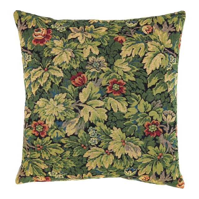 Verdure Chambord Tapestry Cushion With Feather Filler - 46x46cm (18"x18") For Sale