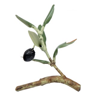 Set of Six, Olive Branch Place-card Holders For Sale