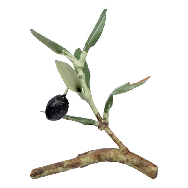 Set of Six, Olive Branch Place-card Holders For Sale