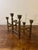 Mid-Century Modern Vintage Danish Modern Modular Brass Candelabra - 6 Arm Candle Holder For Sale - Image 3 of 8
