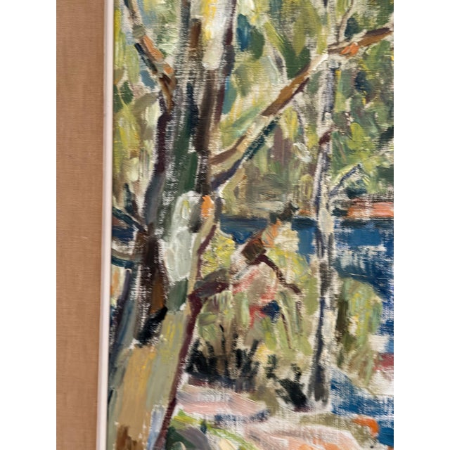Landscape Nature, 1950s, Oil Painting on Canvas, Framed For Sale - Image 9 of 18