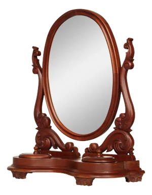 Victorian Style Vintage Mahogany Dresser Mirror