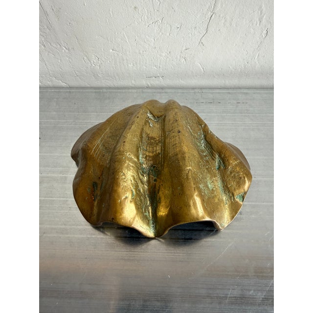 Brazilian Modern Bronze Clam Shell Ashtray or Catchall, 1960s For Sale - Image 14 of 16