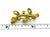 Metal Judith Ripka Diamond & Gems 18k Yellow Gold Leaf Stem Brooch For Sale - Image 7 of 7