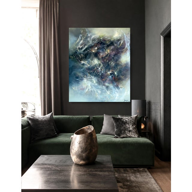 While working on The Nocturnal Hour of Violent Blooming, I gradually realized that the painting was no longer responding...