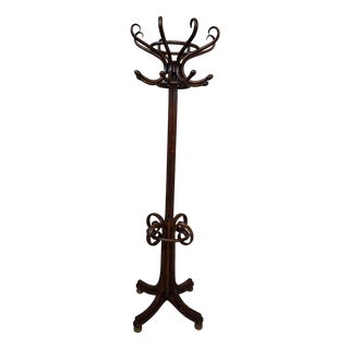 Column Coat Rack in the style of Thonet, 1960s For Sale