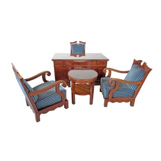Office Furniture Set, 1875, Set of 5 For Sale