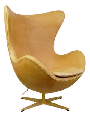 Leather Egg Chair by Arne Jacobsen for Fritz Hansen, 2018