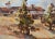 American Vintage San Juan Capistrano Mission Landscape by Jane R. Hofstetter For Sale - Image 3 of 7