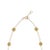 Modern 8.25ct Yellow Sapphire 18k Gold Link Station Chain Necklace For Sale - Image 4 of 10