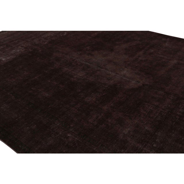 1970s Vintage Persian Rug in Brown by Rug & Kilim For Sale - Image 5 of 7
