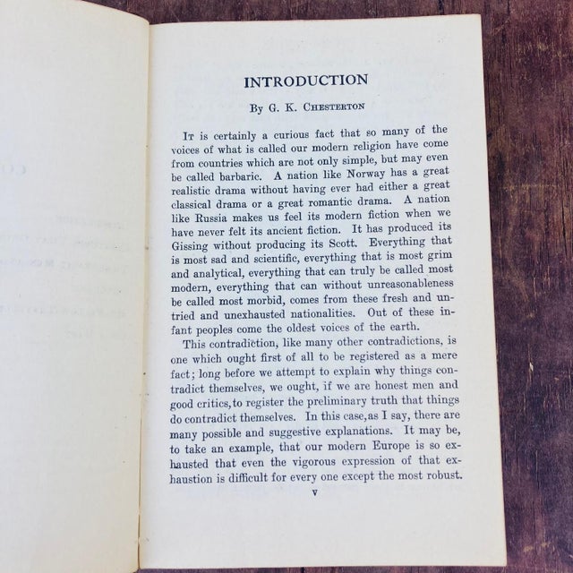 Brown "Creatures That Once Were Men" by Maxim Gorky, 1918 Antique Book For Sale - Image 8 of 11