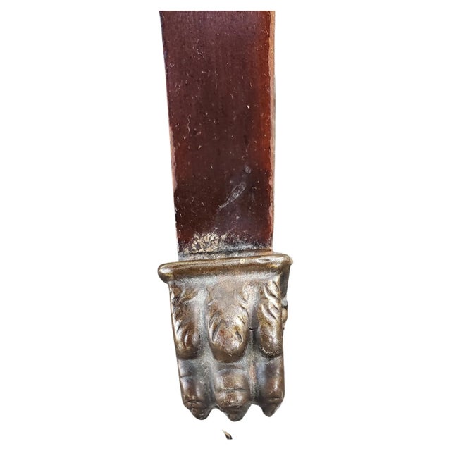 1930s Vintage American Mahogany Coffee Table For Sale - Image 4 of 9