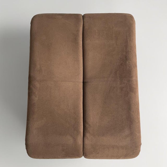 1970s Italian Modern Poufs Coronado by Afra Tobia Scarpa for B&B, 1970s, Set of 2 For Sale - Image 5 of 10