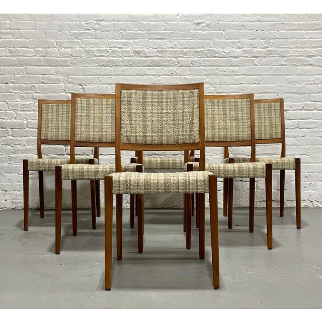 1960s Set of Six Vintage Mid Century Modern Teak Dining Chairs by Svegards | Scandinavian Mid Century Modern, C. 1960's For Sale - Image 5 of 16