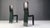 Black Italian Leather and Green Lacquer Dining Chairs, 1980s, Set of 6 For Sale - Image 8 of 11