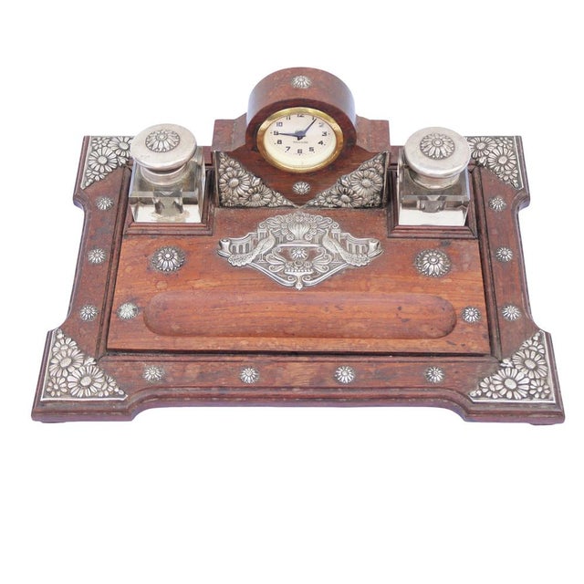 Sterling Silver Inkwell, 19th Century, Set of 3 For Sale - Image 14 of 14