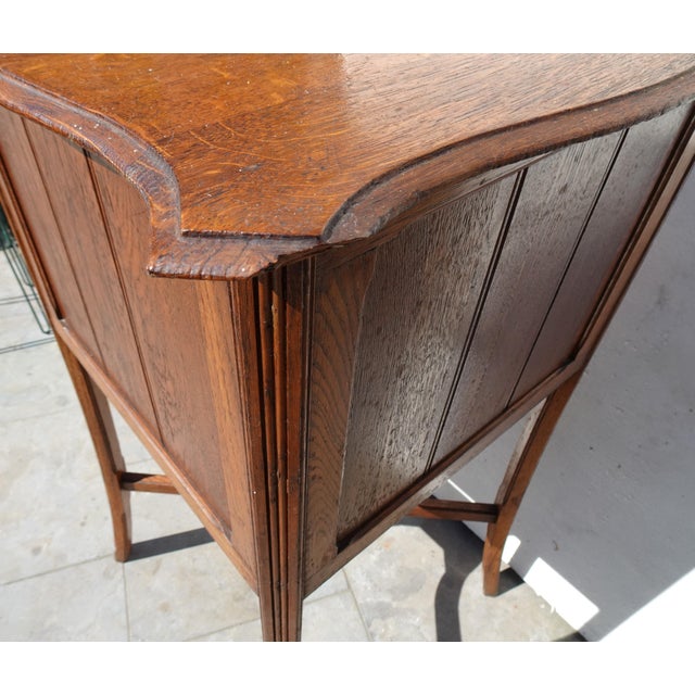 Art Nouveau Arts and Crafts Display Cabinet, 1890s For Sale - Image 16 of 18