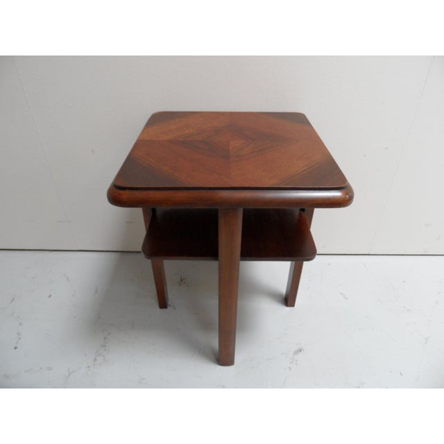 19th Century Art Deco Walnut Coffee Table, 1890s For Sale - Image 5 of 10