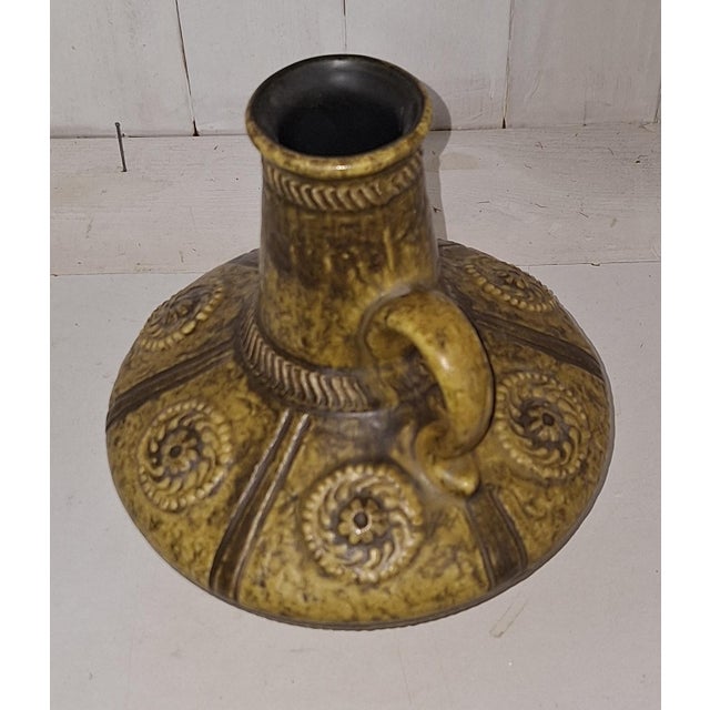 Vintage German Ceramic Vase by Jasba, 1970s, in Very Good conditions. Designed 1970 to 1979 This piece has an attribution...