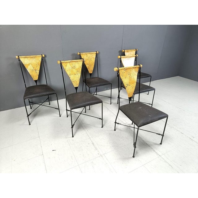 Post Modern Dining Chairs, 1970s, Set of 6 For Sale - Image 10 of 14