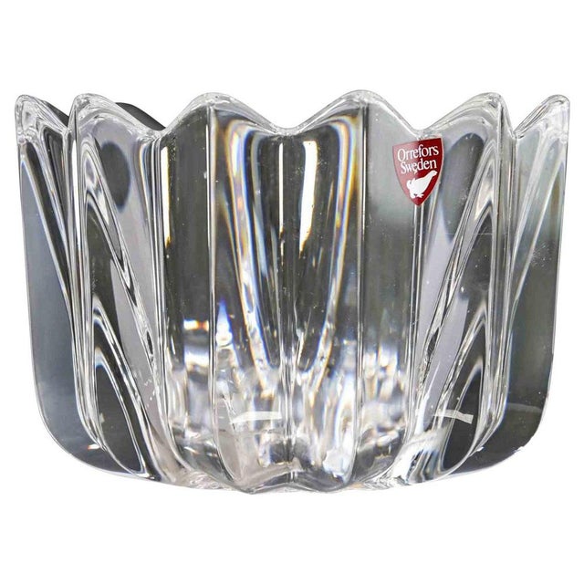 Crystal Bowl from Orrefors, Sweden, 1970s For Sale - Image 6 of 6