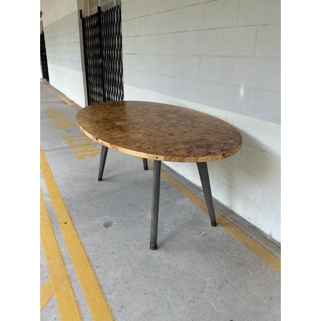 Wood Made Goods Co Alder Oval Dining Table For Sale - Image 7 of 14