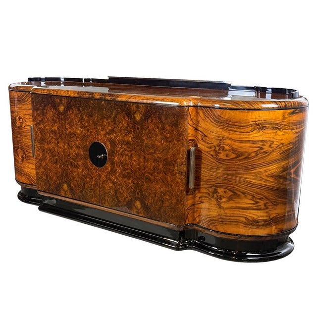 Remarkable piece of furniture – a sideboard (commode) designed by Jindřich Halabala, carefully and professionally restored...
