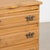 20th Century Danish Small Pine Chest of Three Drawers Nightstand For Sale - Image 9 of 14
