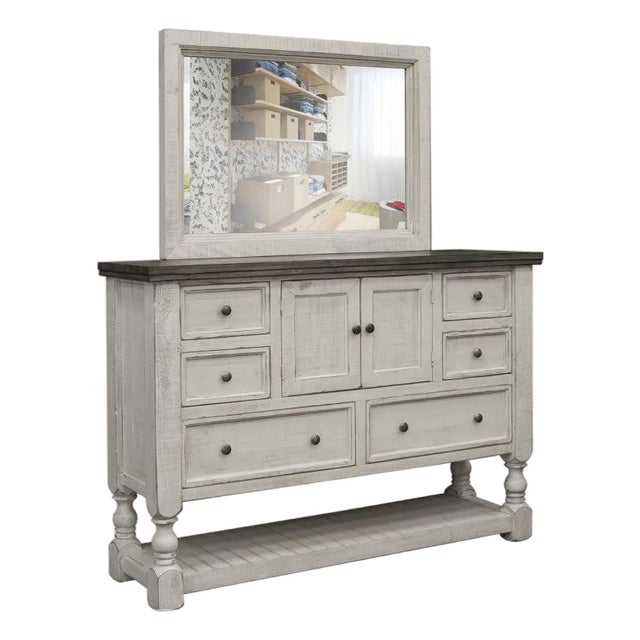 Stonegate 6 Drawer, 2 Door Dresser - 63" For Sale