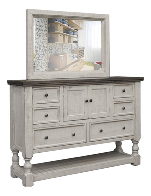 Stonegate 6 Drawer, 2 Door Dresser - 63"