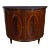 Hepplewhite Style Mahogany Demilune Cabinet by Leighton Hall For Sale