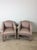 Queen Anne Pair Polka Dot Pink Accent Chairs For Sale - Image 3 of 12