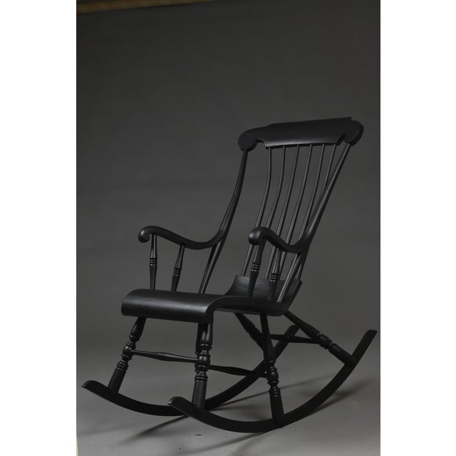 Early 20th Century Scandinavian Gungstol Rocking Chair For Sale - Image 11 of 11