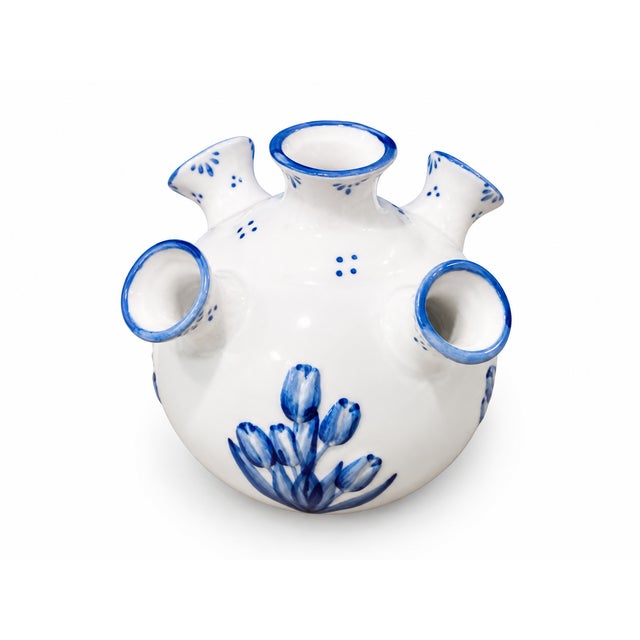 Add a touch of classic Dutch charm to your collection with this **Vintage Royal Twickel Ter Steege B.V. Delft 5-Finger...