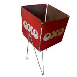 Oxo Cube Tin Shop Display Dispenser, 1950s For Sale