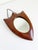 A small Italian Art Deco-style mirror from the early to mid-20th century, reminiscent of shapes and materials used by...