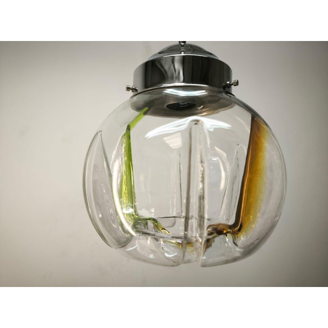 Murano Glass Pendant Lamp, 1970s For Sale - Image 11 of 18