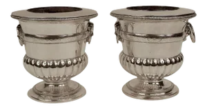 English George III Old Sheffield Plated Wine Coolers circa 1790 - A Pair