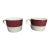 1990s Block Spal Sunset Ceramic Tea Cups- Set of 2 For Sale