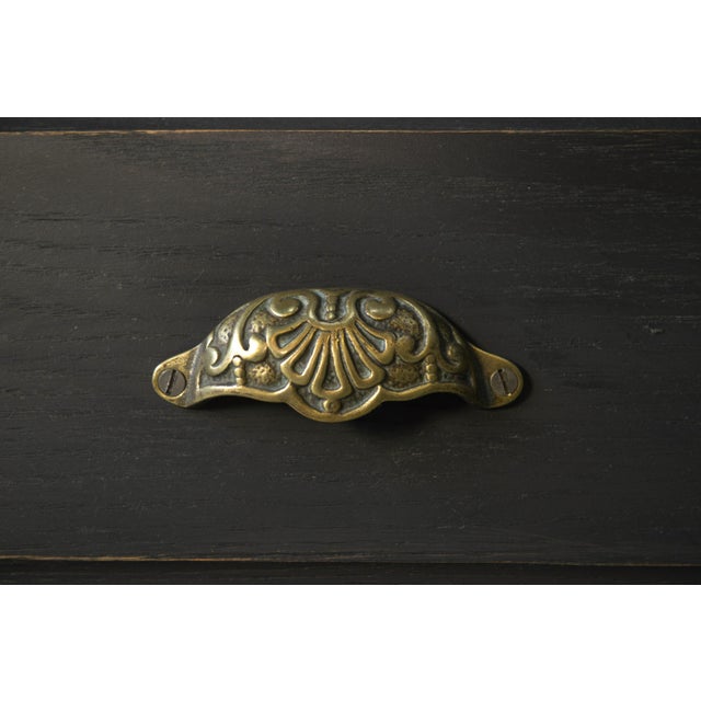 Large Buffet with 4 Doors 5 Drawers in Oak, 1950s For Sale - Image 10 of 12