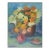 Vintage Mid Century Orange & White Floral Still Life Painting For Sale