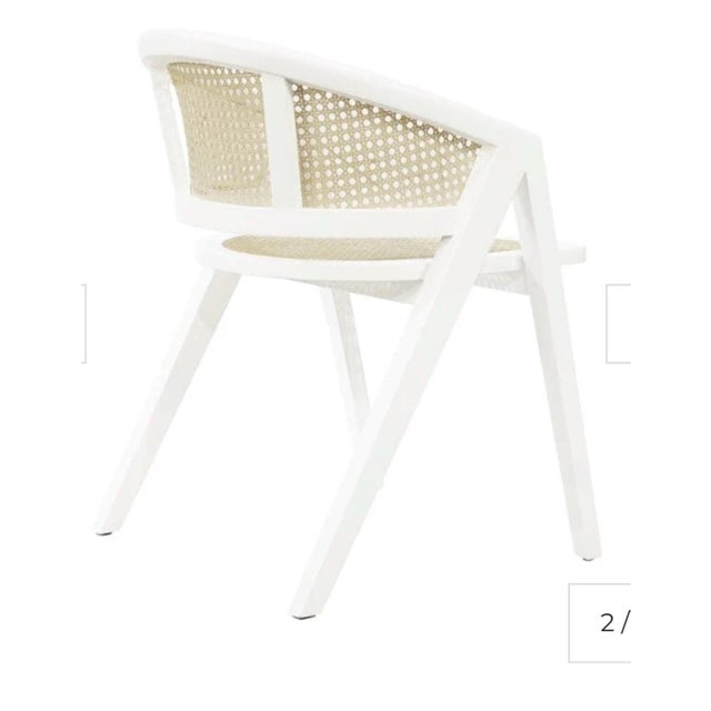 2020s Cane Back Barrel Chairs Set of 4 For Sale - Image 5 of 12