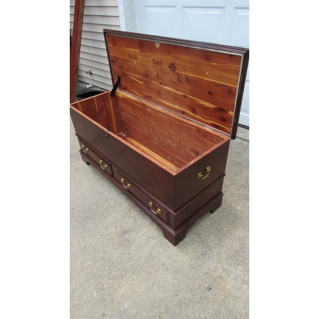 Mahogany Lane Cedar Chest Vintage Trunk For Sale - Image 9 of 10