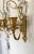 Pair of 1900s Swedish Gustavian or Baltic Doré Gilt Bronze Rams Head Wall Sconces For Sale - Image 11 of 12