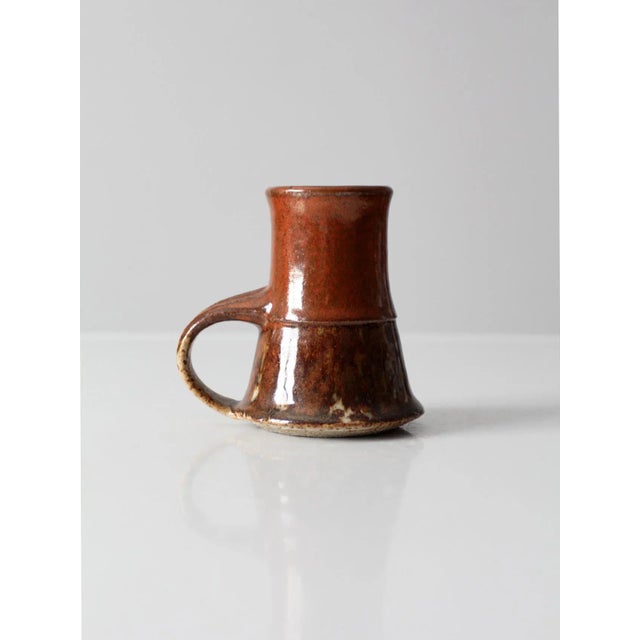 Vintage Studio Pottery Mug For Sale - Image 4 of 6