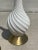 Mid Century Quartite Creative Corp Spiral Chalkware Table Lamps - a Pair For Sale - Image 9 of 10