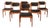 Vintage Danish Dining Chairs in Teak by Johannes Andersen for Uldum, 1960s, Set of 6 For Sale