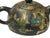Black Vintage Chinese Black Golden Graphic Zisha Clay Teapot Art Display For Sale - Image 8 of 10