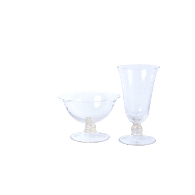 Murano Glass Vases from Lancel Paris, 1960s, Set of 2 For Sale